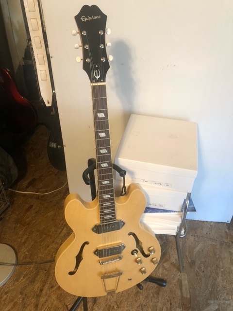Epiphone casino ナチュラル ハードケース付き ジャンク 超美品