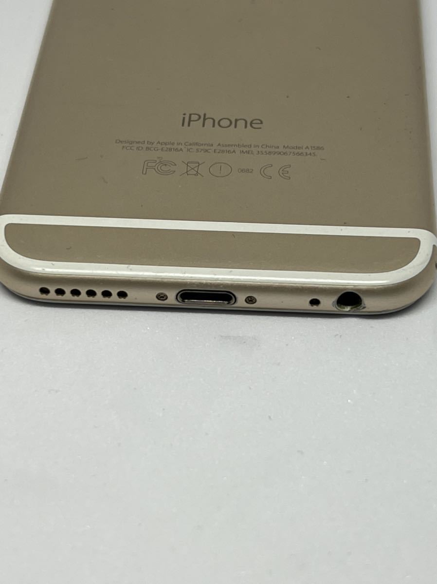 iPhone6】64GB ゴールド au ネットワーク利用制限○ バッテリー交換済  