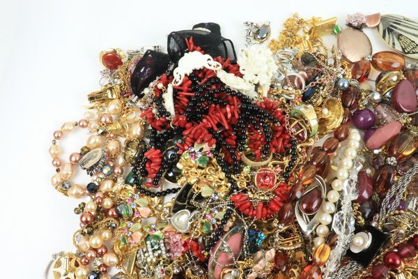 7.2kg メッキ アクセサリー まとめてセット ネックレス ペンダント 指輪/リング イヤリング ピアス ブレスレット バングル タイピン カフス