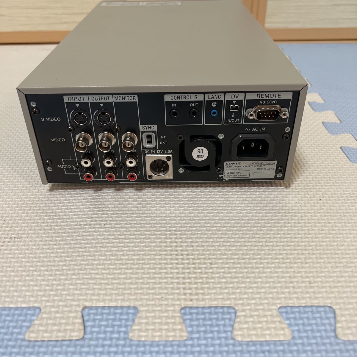 SONY SVO-260 DSR-20現状品 SONY ソニー S-VHS vintage ソニー(SONY)|DVCAM