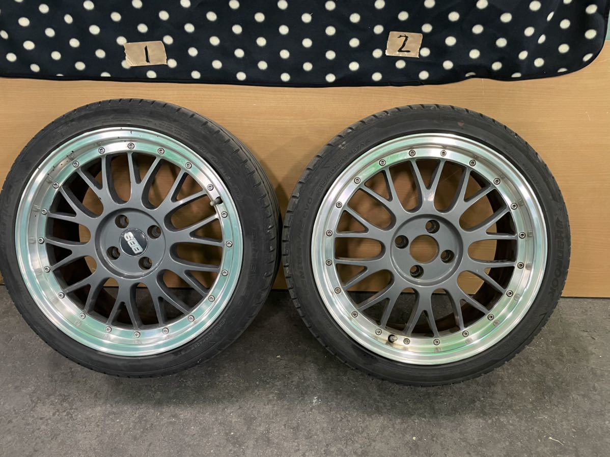 BMWミニ RA16 R50 キューブZ12 アルミホイールタイヤセット 1台分 中古 