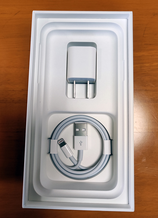 iPhone X 256GB 純正 外箱 化粧箱 イヤホン 充電器 ライトニング 