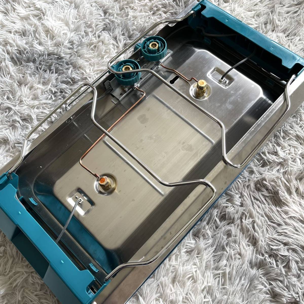 【廃盤★激レア】象印 ツーバーナーコンロ 新品未使用のため極美品！　アウトドア　バーナー　キャンプ　調理器具_10