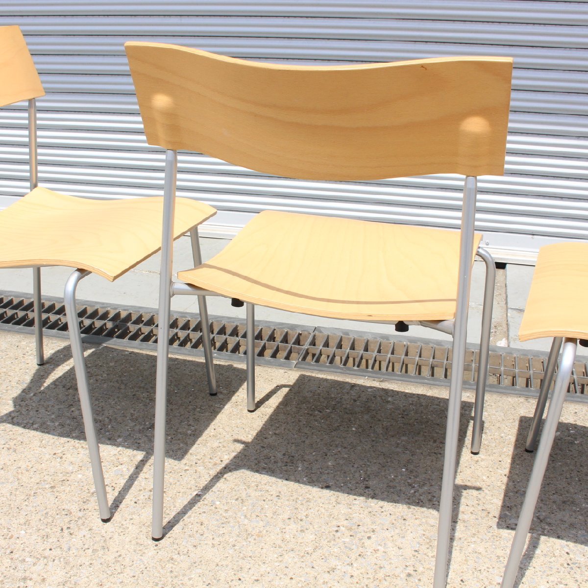 T879) LAMMHULTS キャンパスチェア CAMPUS スタッキング 4脚セット