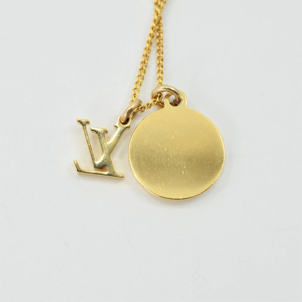S 1円スタート LOUIS VUITTON ルイヴィトン リングネックレス 