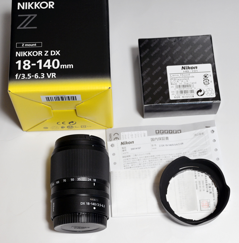  NIKKOR Z DX 18-140mm f/3.5-6.3 VR 新同品(ニコン)｜売買されたオークション情報、yahooの商品情報をアーカイブ公開 - オークファン ニコン