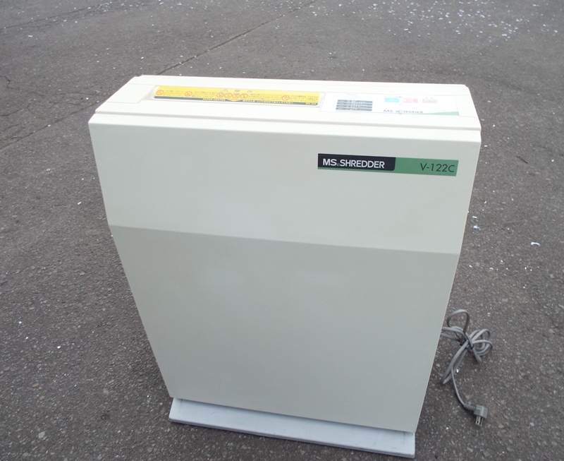 明光商会 ワンカットクロス MSシュレッダー A4サイズ 業務用 V-122C