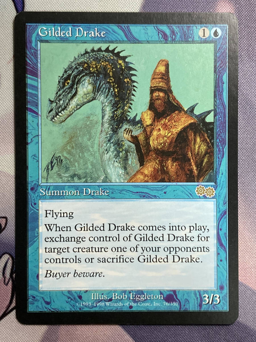 MTG 金粉のドレイク/Gilded Drake 英語版 MTG 《金粉のドレイク/Gilded Drake》 USG 英語 【公式通販】