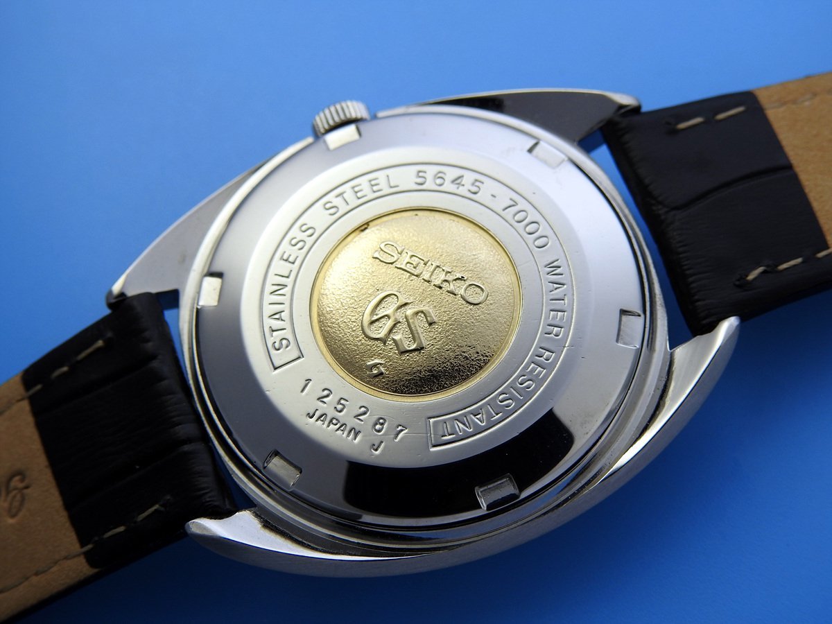 GRAND SEIKO グランド セイコー HI-BEAT , 5645-7000 Steel , Blue