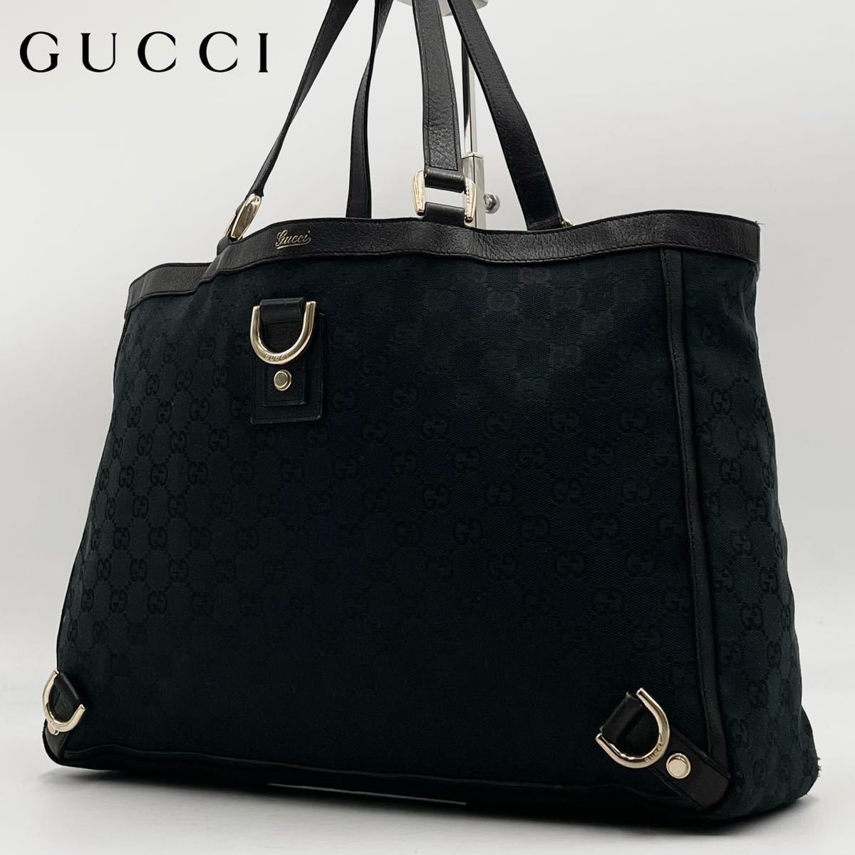 ベタ 販売 1円〜 極美品 GUCCI グッチ アビー メンズ トートバッグ 