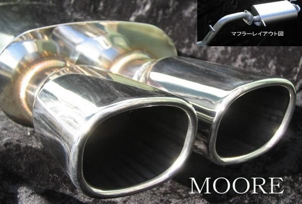 MK21Sパレット/ML21Sルークス◇スクエア片側2本出しK3マフラー