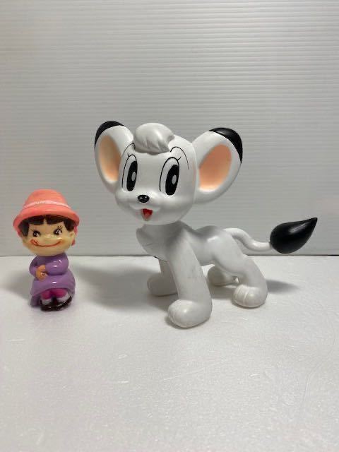 大日本住友製薬☆アイミクス☆ジャングル大帝 レオ☆タグ付☆ソフビ