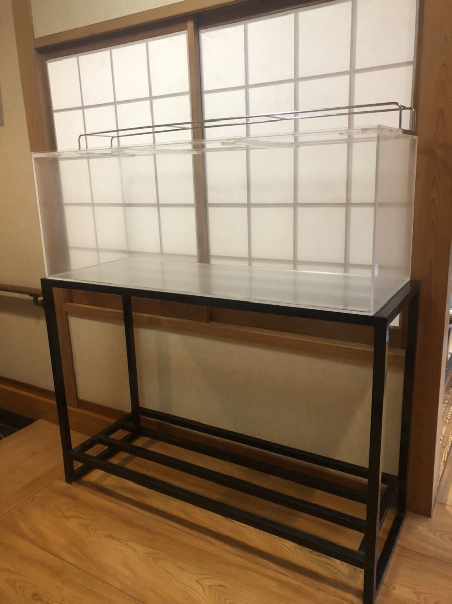 1200×450×450 アクリル水槽 大阪市城東区のお客様より120cm水槽 