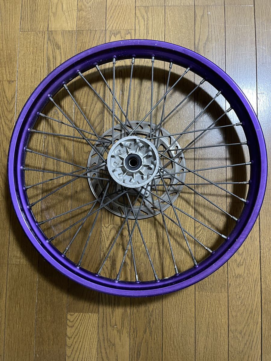 TT250Rレイド/4GY 純正 フロントホイール 21×1.60