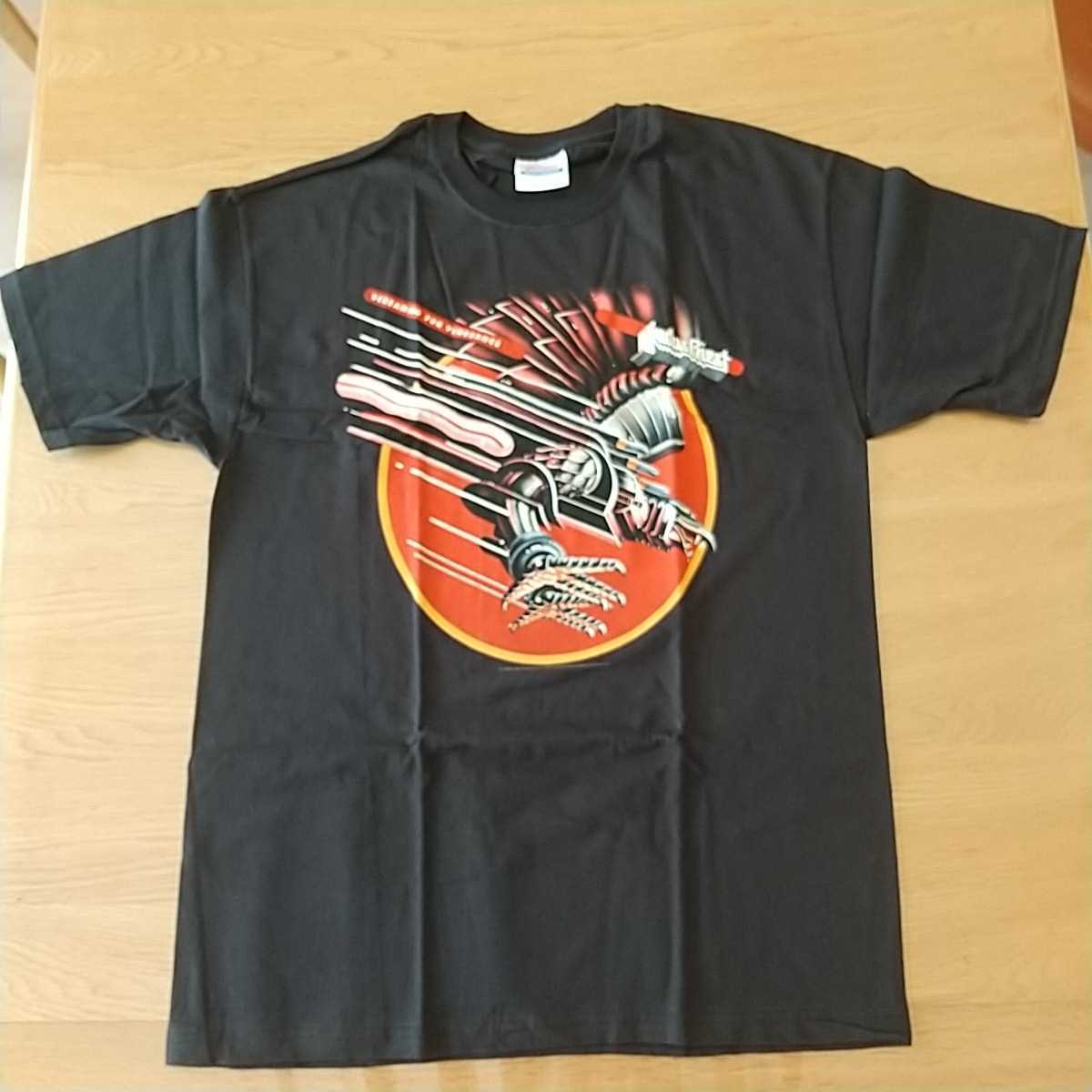 ジューダス・プリースト 【正規品】 Judas Priest ロックTシャツ⑥ Mサイズ 黒 未使用 【コピーライト 2008】