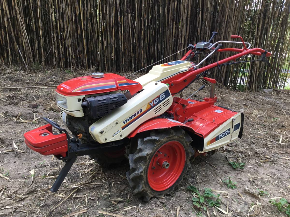 ヤンマー 耕運機 YG6 フィンガースタート GA160 Max5.8ps RT4 耕幅48cm 