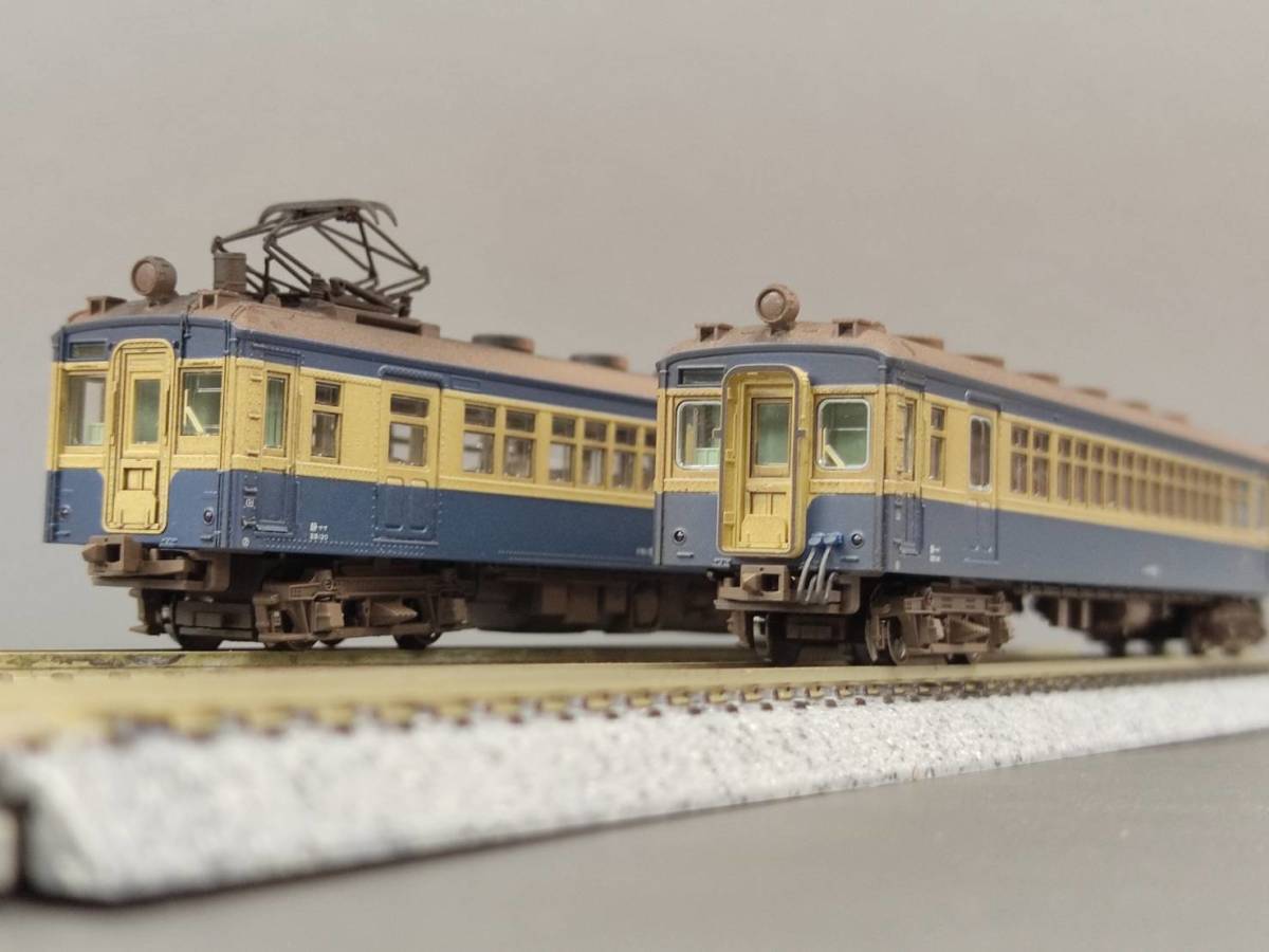 新品加工品】10-1316 KATO 飯田線 クモハ51 200+クハ47 100 2両セット
