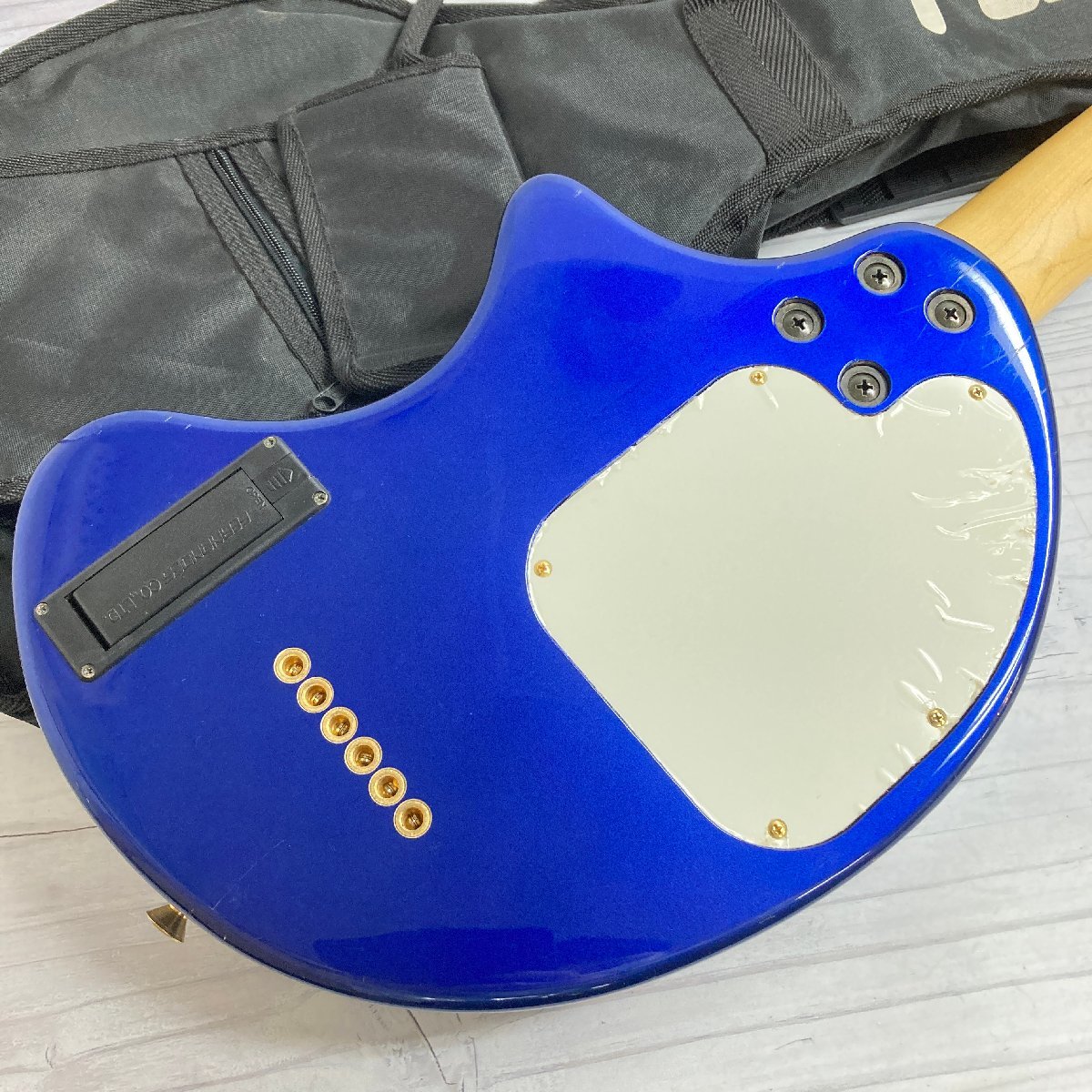 f001l F FERNANDES フェルナンデス ZO-3 アンプ内蔵ミニギター ブルー