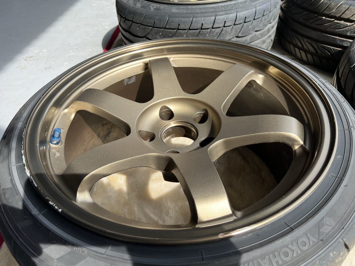 TE37 GTRサイズ 17インチ 9.5J +12 RAYS ブロンズ bnr32 s13 s14 s15