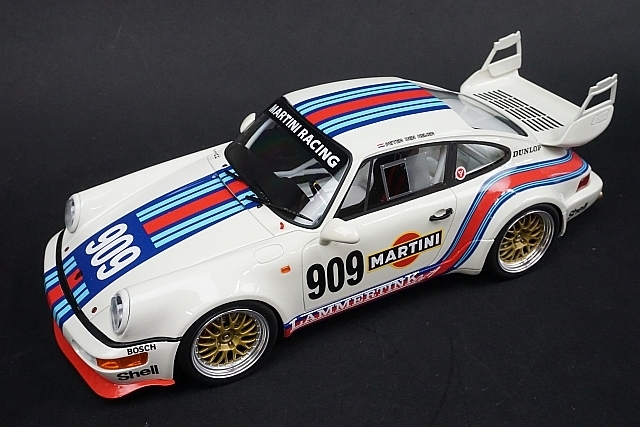 A 1/18 SCALE GT SPIRIT NO.GT046, PORSCHE 964 RSR MARTINI mint, complete