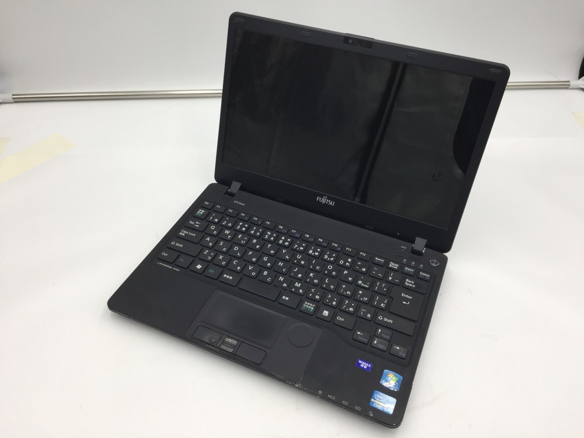 ♪▲【FUJITSU フジツウ】ノートPC/Core i5-2520M 第2世代/SSD 128GB FMVS76E Blanccoにて消去済 0511 22