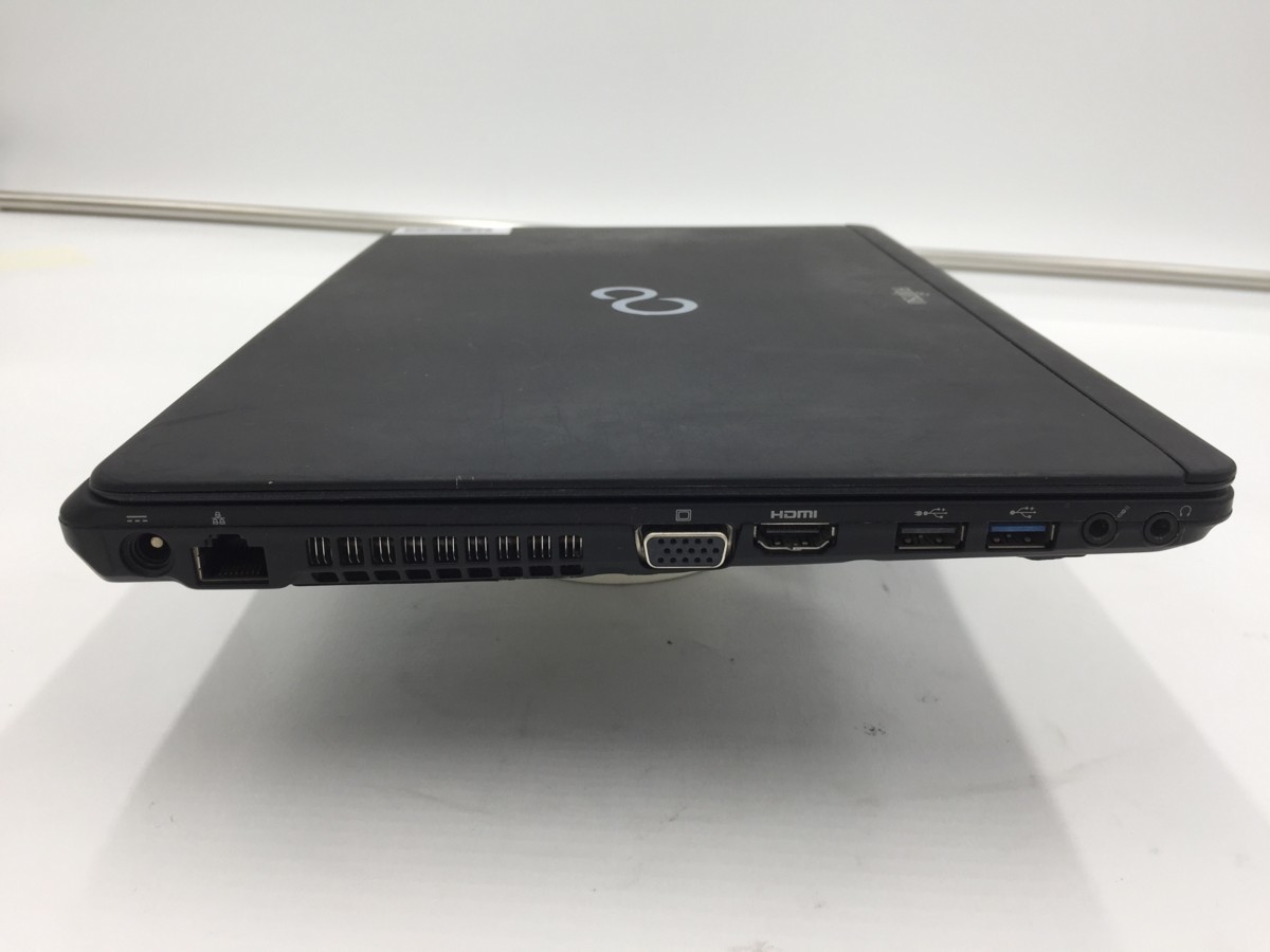 ♪▲【FUJITSU フジツウ】ノートPC/Core i5-2520M 第2世代/SSD 128GB FMVS76E Blanccoにて消去済 0511 22