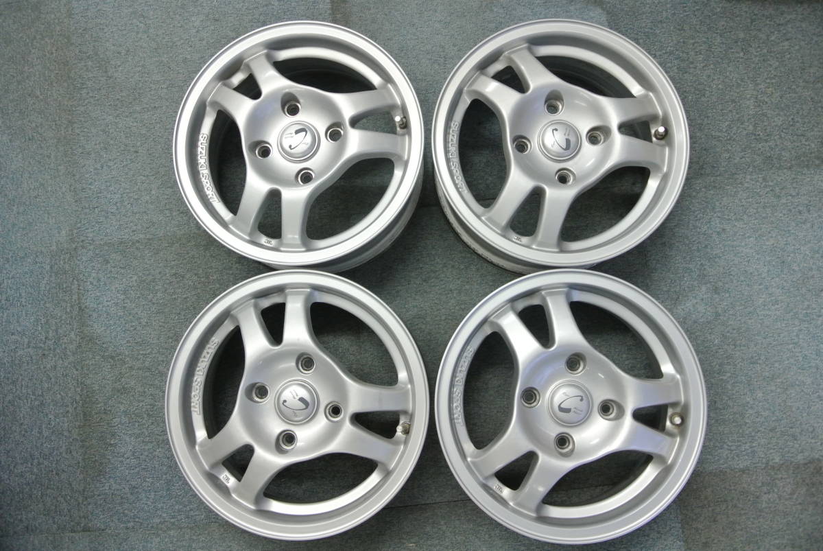 ふ*た様 [希少]カプチーノホイール　スズキスポーツ 14インチ　４本セット ☆カプチーノ☆ スズキスポーツtypeC 14インチ 5.5J off45 4本セット