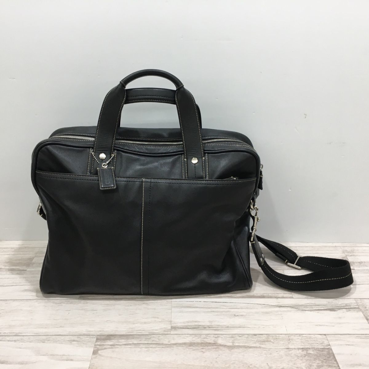 安い 新作 COACH コーチ F70094 2WAY ブリーフケース ショルダーバッグ 