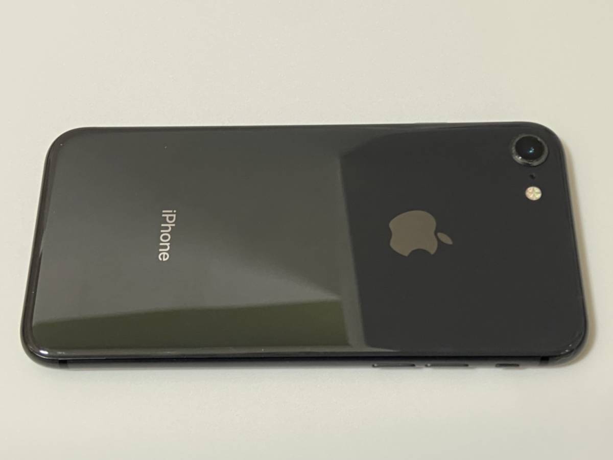 AS 9661】SIMロック解除済 Apple iPhone8 256GB スペースグレー 本体