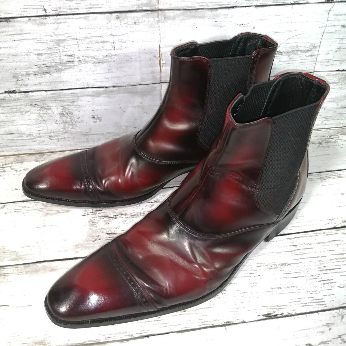  mens bigi メンズビキ サイドゴアブーツ(26.0cm)｜売買されたオークション情報、yahooの商品情報をアーカイブ公開 - オークファン 26.0cm