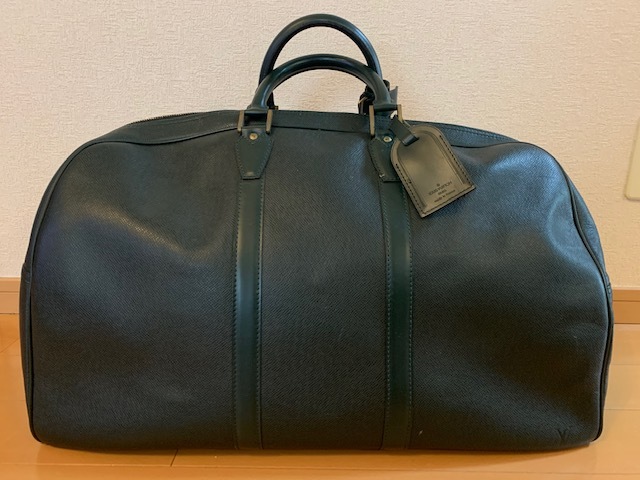 ★中古★Louis Vuitton ルイヴィトン タイガ ケンダル ボストンバッグ 緑 ショルダーバッグ TAIGA BAG バック 鞄 カバン 服飾小物