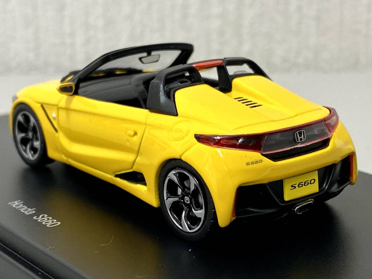 絶版・未展示＞EBBRO エブロ 1/43 Honda S660 (YELLOW) ホンダ 黄色