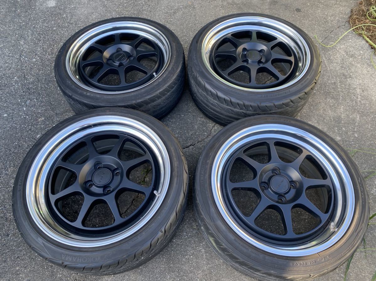 ☆美品☆WORK Seeker シーカー EX 17インチ PCD100 4穴 7.5J 8.5J ｜17 