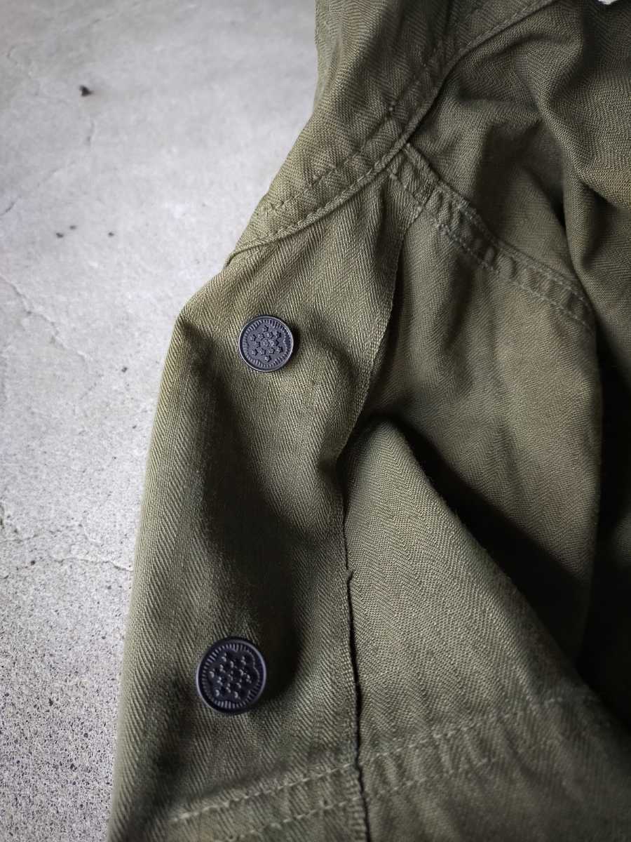 40s【美品】US ARMY HBT M43 ワークジャケット 32/REG ヘリンボーン 
