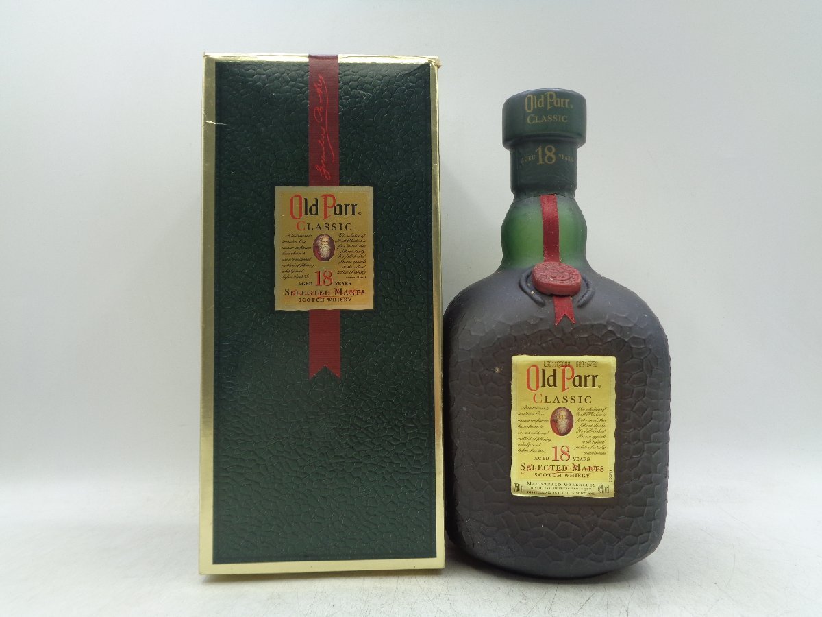 2026春夏 同梱OK商品 Old Parr CLASSIC 18年 オールドパー クラシック スコッチ ウイスキー 750ml 古酒 箱入 未開栓 X119169(スコッチ)｜売買されたオークション情報、yahooの商品情報をアーカイブ公開 - オーク スコッチ