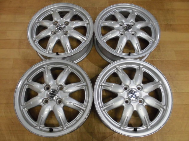 スズキ MA36S アルト 純正 ENKEI ホイール 4本 4H-100 15インチ スズキ MA36S アルト 純正 ENKEI ホイール 4本 4H-100 15インチ
