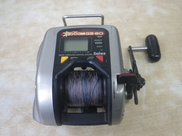 DAIWA ダイワ TANACOM SS-60 電動リール 動作確認済 むb028□ 送料無料 ダイワ タナコン GS-60 電動リール 釣り 釣り具