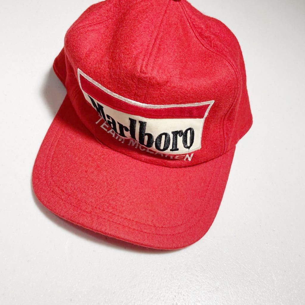 マルボロ Marlboro ミシュラン Michelin レーシングチーム Racing Team ヴィンテージ 赤 レッド キャップ帽子 フリーサイズ F1 売買されたオークション情報 Yahooの商品情報をアーカイブ公開 オークファン Aucfan Com