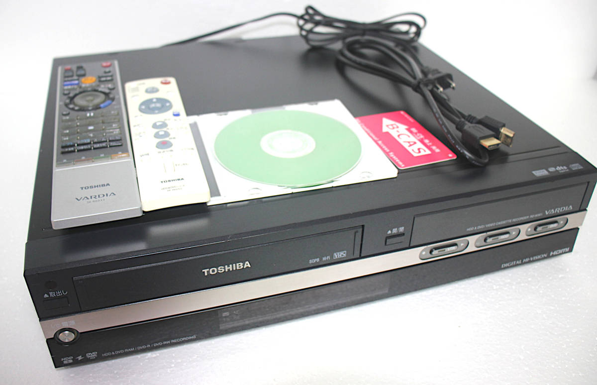 ◇◇【徹底清掃&即決＆送料無料】TOSHIBA 東芝 RD-W301 VHS⇔HDD⇔DVD