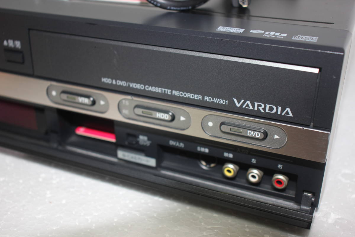 ◇◇【徹底清掃&即決＆送料無料】TOSHIBA 東芝 RD-W301 VHS⇔HDD⇔DVD
