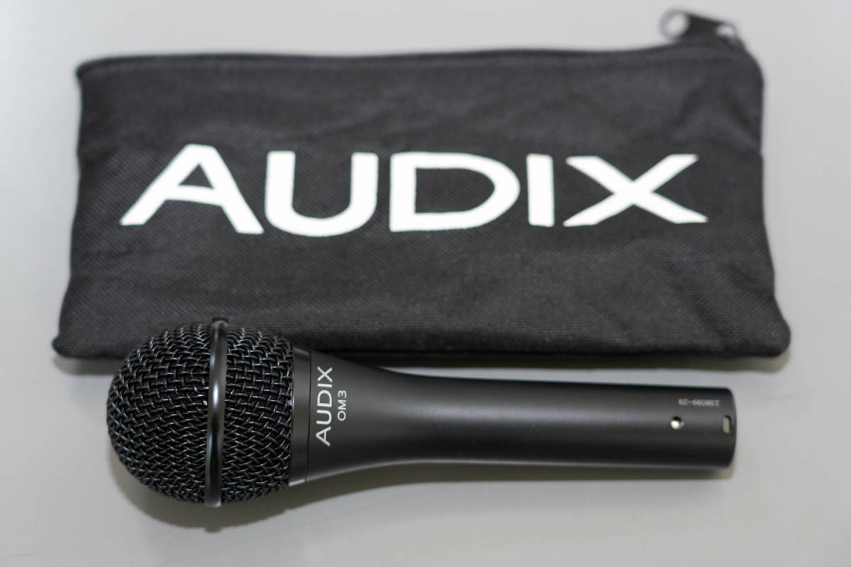 AUDIX OM3 - 中古 ダイナミックマイク4本目 ダイナミックマイク Yahoo 