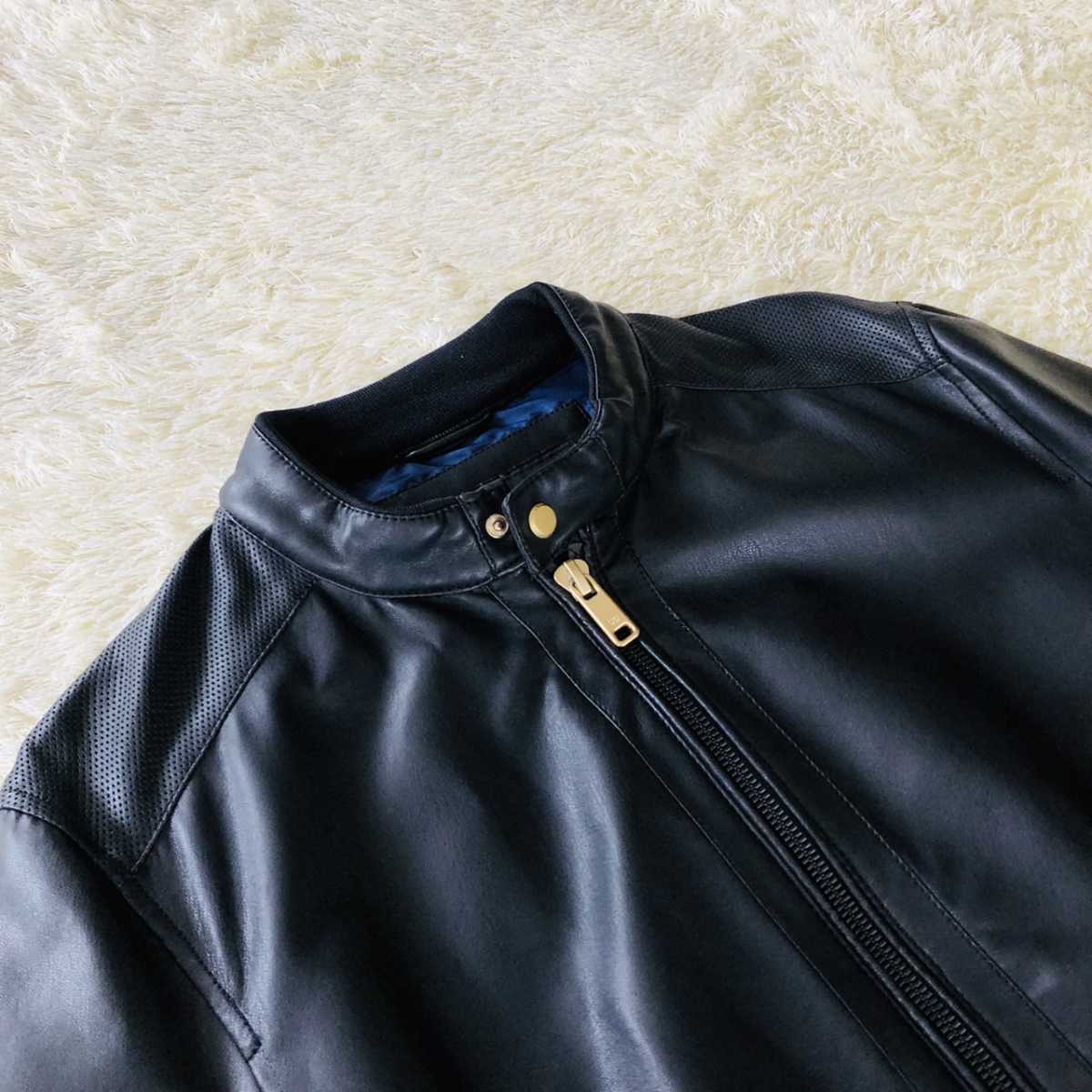 ZARA | - 日本 メンズ (ZARA フェイクレザージャケット フェイクレザー レザージャケット &amp; コート MANザラマン ブラック ZARAの革ジャンってどう？実際に試着して感じた正直レビュー by ☆ドイツ発*ZARA*新作*フェイクレザーボンバージャケット&frasl;RB☆