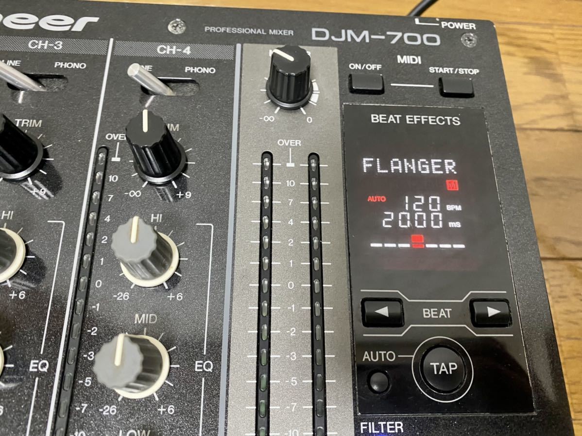 Pioneer DJM-700 DJミキサー DJ 動作品 中古 美品 Mixer(DJミキサー 