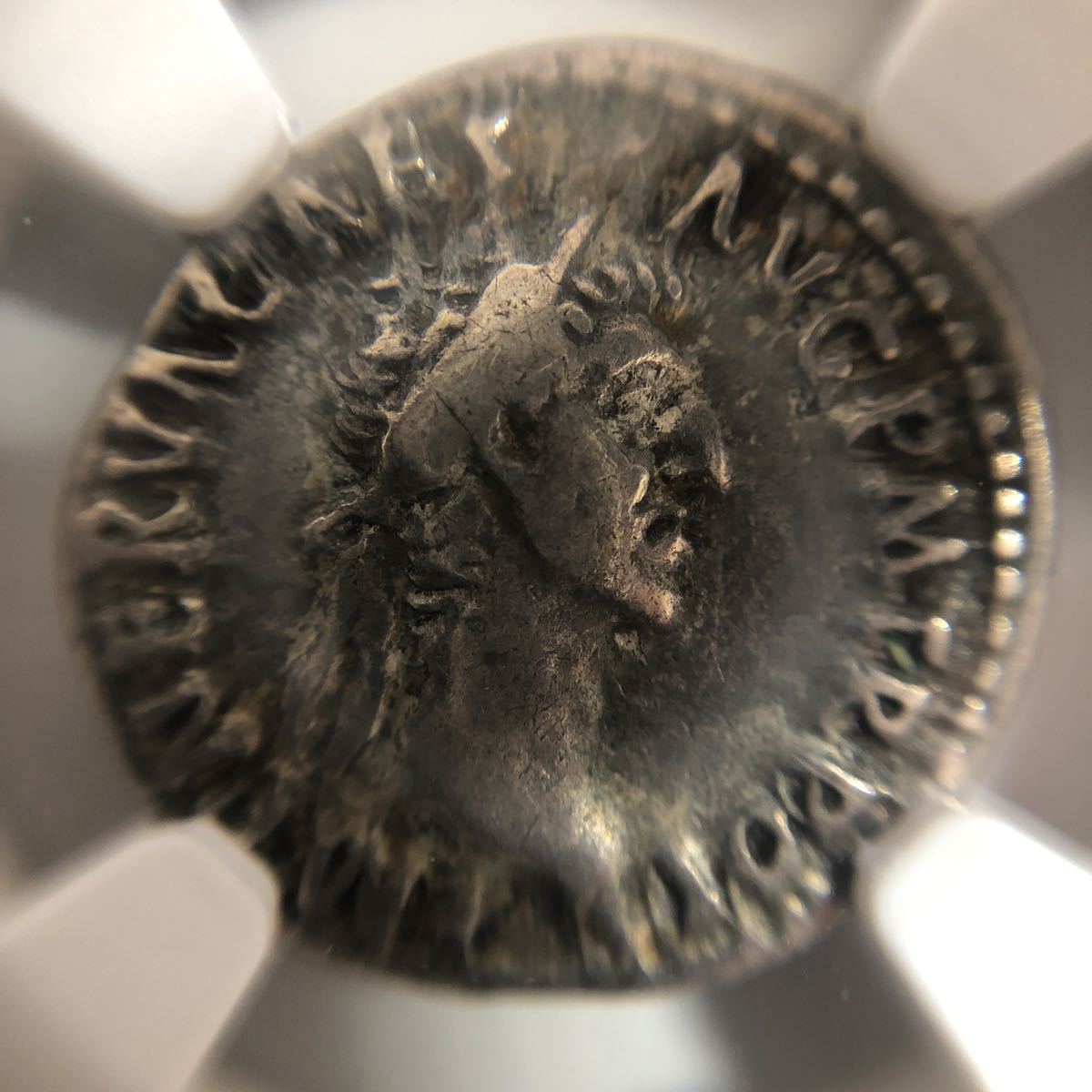 NGC鑑定】古代ローマ帝国 ネルウァ帝 デナリウス銀貨 アンティーク
