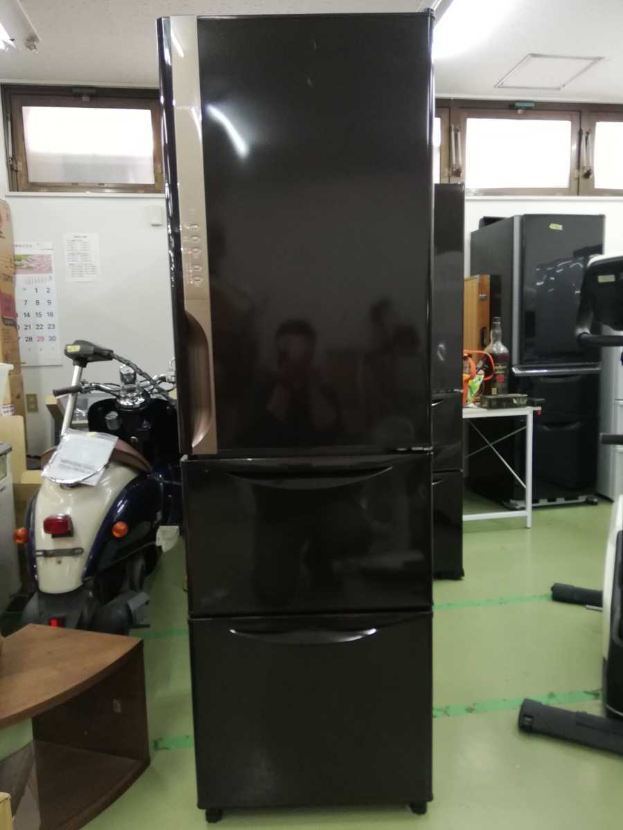 □RE 日立ノンフロン冷凍冷蔵庫 R-K320HV 2017年製 全容積315L 冷蔵249L