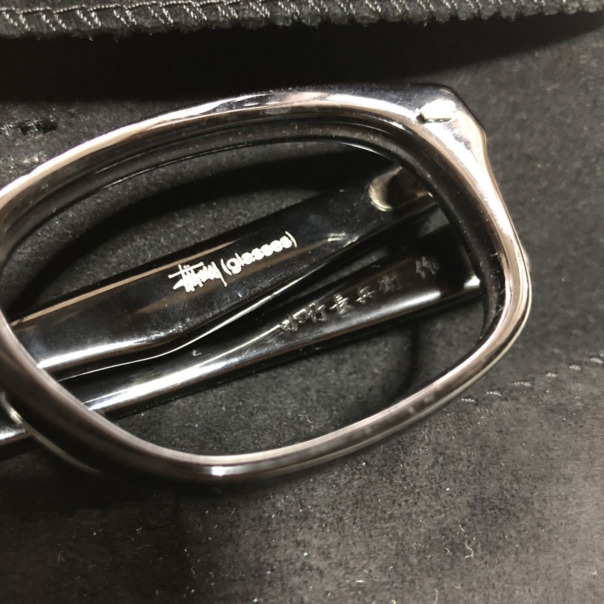STUSSY 小竹長兵衛 メガネ フレーム レンズ無し ALAN サングラス 