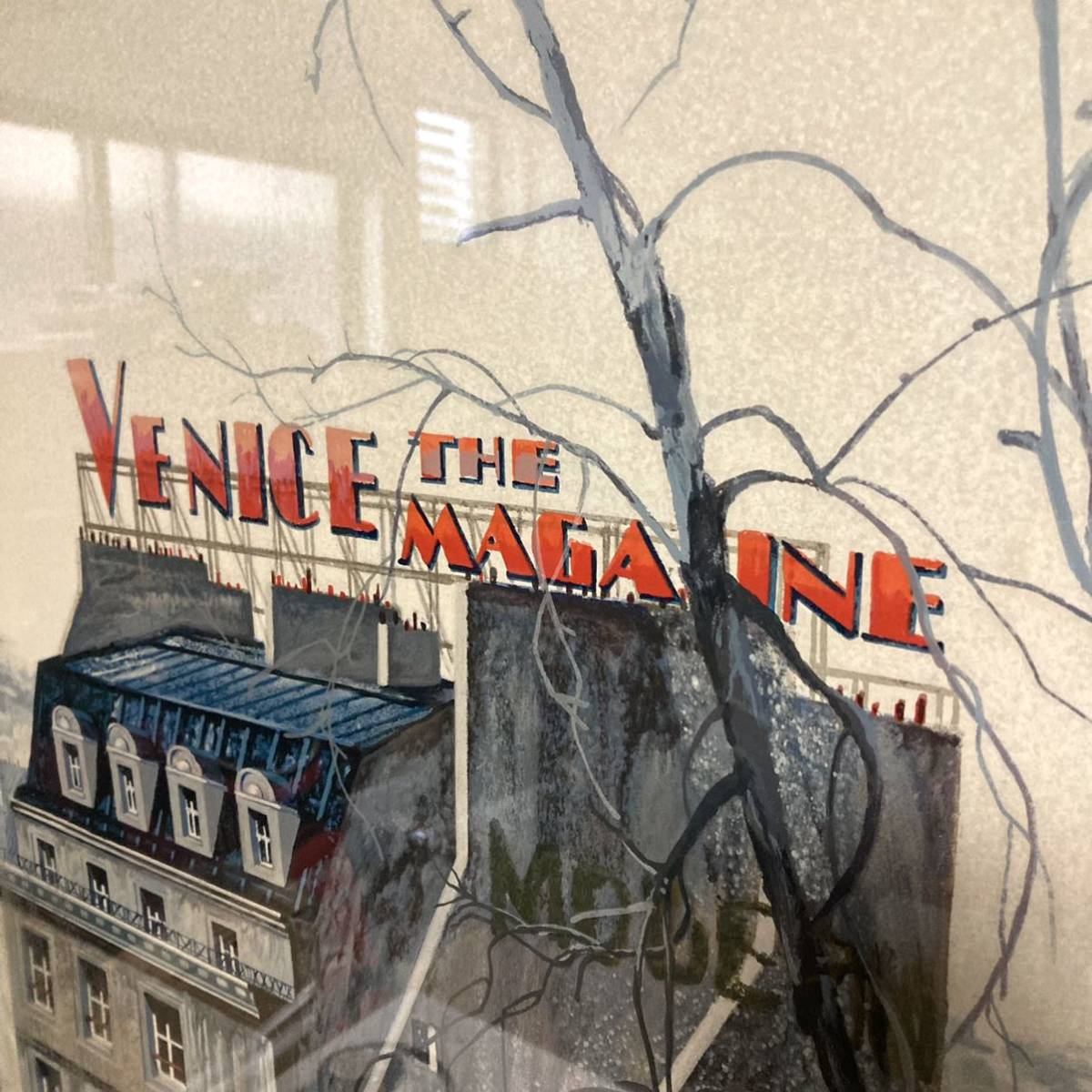 ヒロ・ヤマガタ「ヴェニスマガジン」直筆サイン【インテリア】【アート】【ヒロヤマガタ】【ベニス】【VENICE】64/295