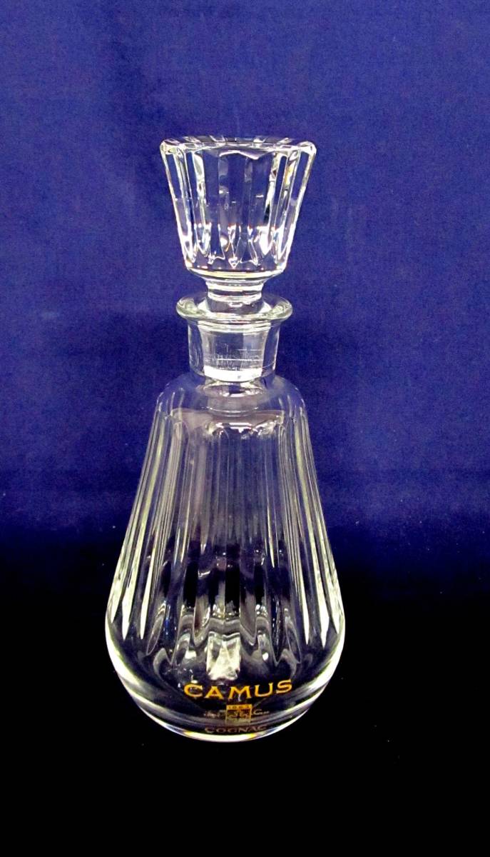 1000円スタート インテリア置物/食器 3点 Baccarat バカラ カミュ デキャンタ 空瓶/ベガ ペアタンブラー 付属品有 バカラクリスタル G①311