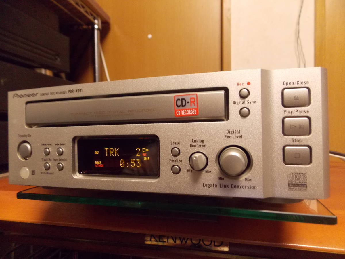 オーディオ機器 値下げ リペア済 国産Pioneer CDレコーダー PDR-N901