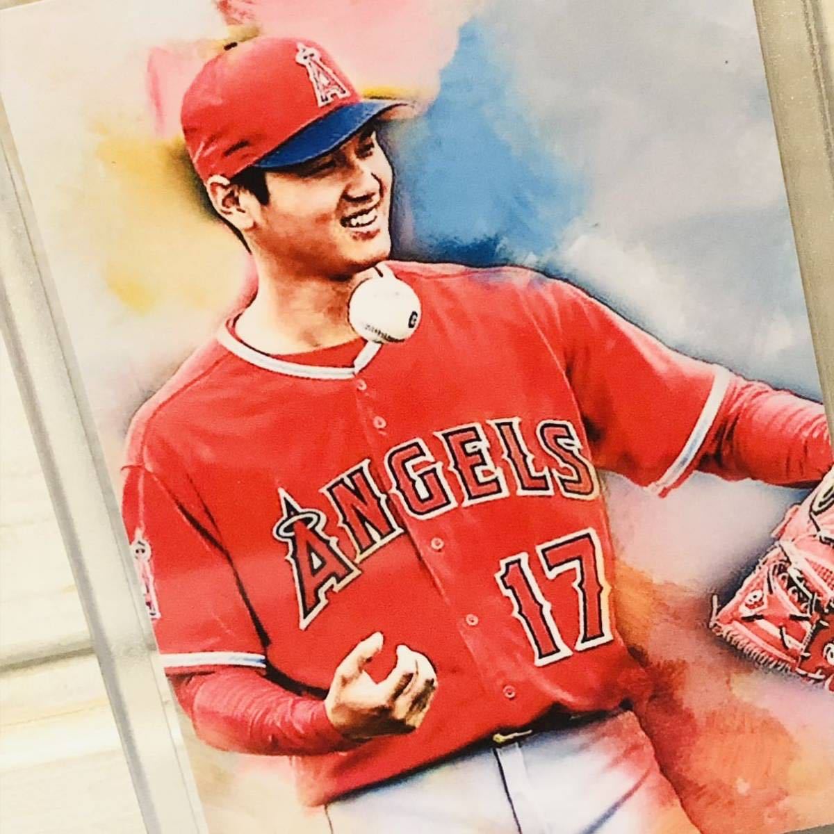 ★大谷翔平★MLB★MVP★二刀流★日本未発売★メジャー★カード★野球★送料無料 ☆5枚限定カード☆ 大谷翔平 アート カード レア 2021 MVP 二刀流